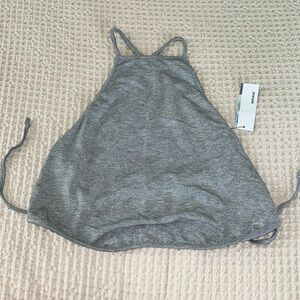 Garage Strappy Back Crop Halter Top